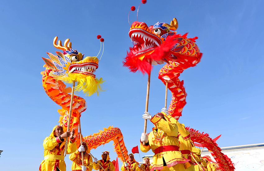 chiński taniec smoka