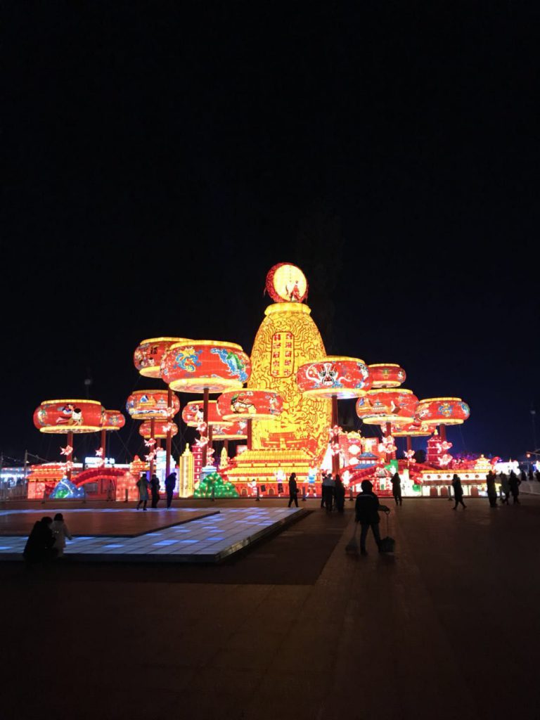 chińska wystawa lampionów